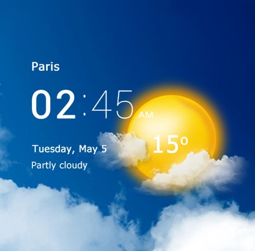 Прозрачные часы и погода v8.02.0 MOD (Премиум)