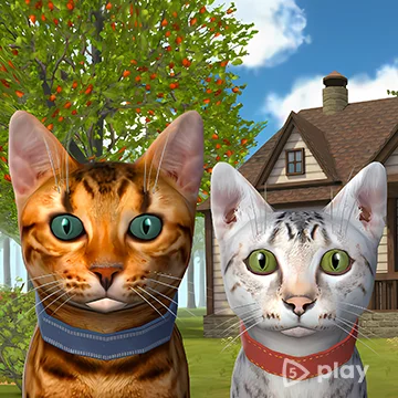 Симулятор Кота и Кошки: Семья v1.22 (МОД: Много денег)