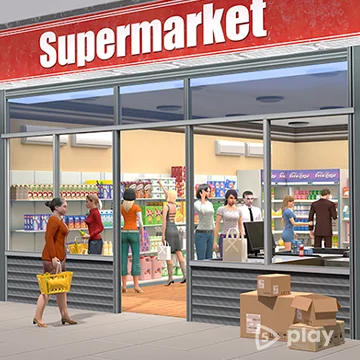 Manage Supermarket Simulator v2.7.13 (МОД: Много денег, энергии)