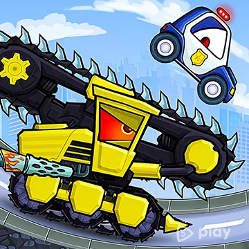 Взлом Car Eats Car 3: Хищные Машины v4.1.4 (МОД: Много денег, бензина)