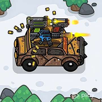 Undead Shooter: Idle Highway v1.3.0 (МОД: Много алмазов)