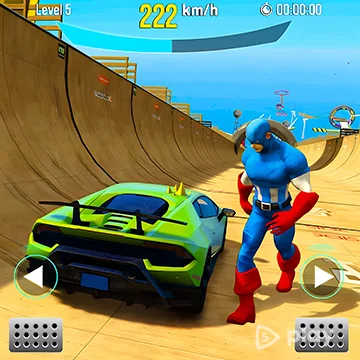 Ultimate Ramp Car Stunt 3D v1.0.1 (МОД: Много денег)