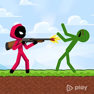 Stickman vs Zombies v1.5.60 (МОД: Много монет, гранат)